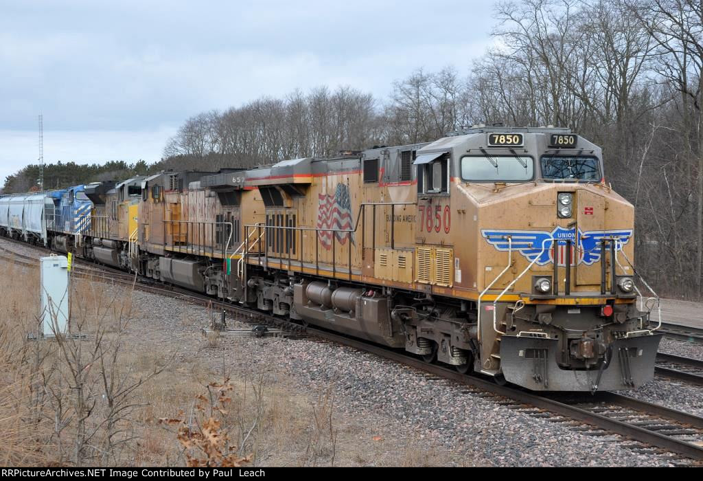 Tied down manifest at the east end of the yard